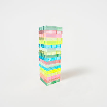 Mini Lucite Jumbling Tower - Aurora