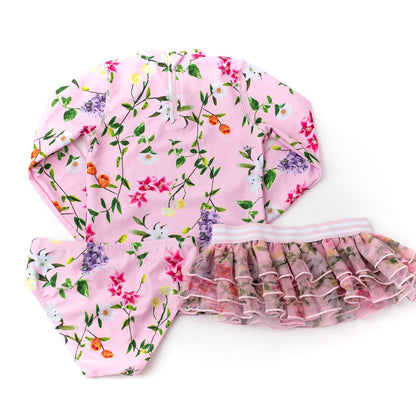 Rashguard Wildflowers Set w/ Tutu