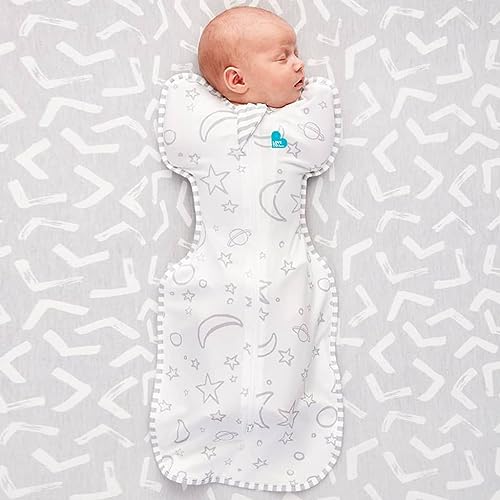 SWADDLE UP™ Bamboo 1.0 TOG Stars and Moon Cream - Newborn