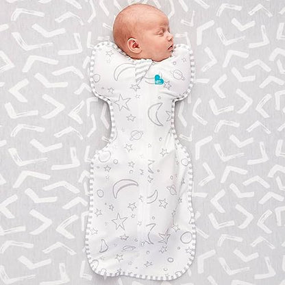 SWADDLE UP™ Bamboo 1.0 TOG Stars and Moon Cream - Newborn