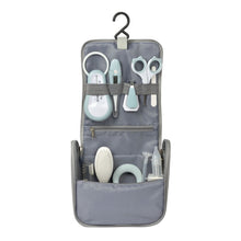 Load image into Gallery viewer, Hanging Toiletry Bag - Green Blue
