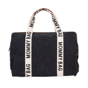 MOMMY BAG ® Nursery Bag - Signature - Canvas - Black
