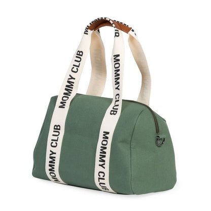 Mommy Club Nursery Bag - Signature Canvas - Green