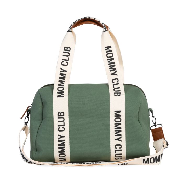 Mommy Club Nursery Bag - Signature Canvas - Green