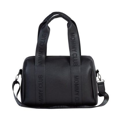 Mommy Club Nursery Bag - Signature - Vegan Leather - Black