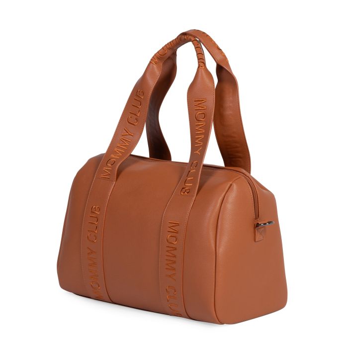 Mommy Club Nursery Bag - Signature - Vegan Leather - Brown