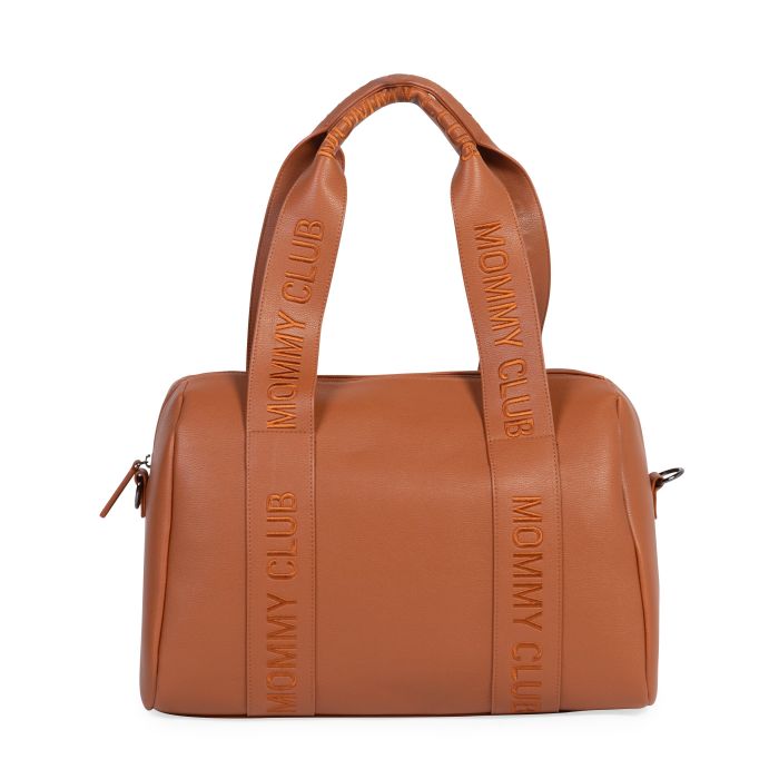 Mommy Club Nursery Bag - Signature - Vegan Leather - Brown