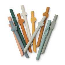 Badu Straw 10-Pack - Safari/Mustard Multi Mix