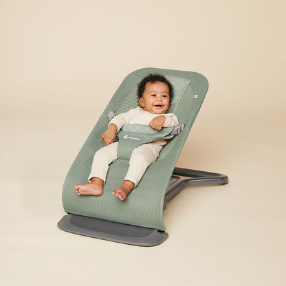 3-IN-1 Evolve Mesh Baby Bouncer - Sage Green