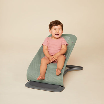 3-IN-1 Evolve Mesh Baby Bouncer - Sage Green