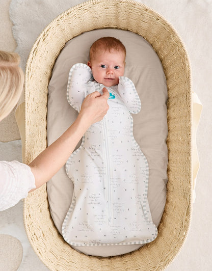SWADDLE UP™ 0.2 TOG Stretch Cotton You Are My… -  MEDIUM