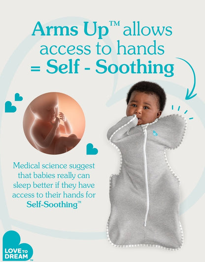 SWADDLE UP™ 0.2 TOG Stretch Cotton You Are My… -  MEDIUM