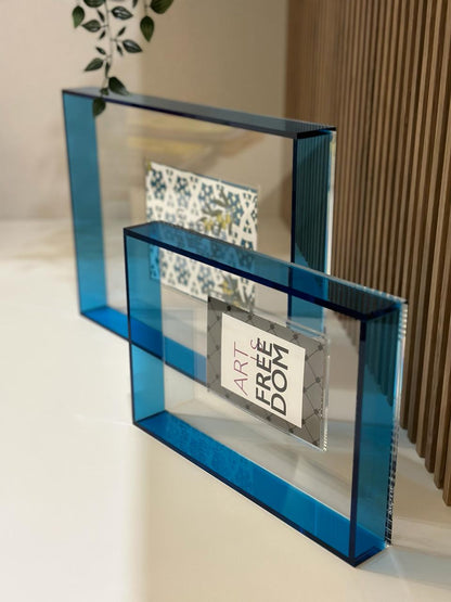 Acrylic Frame Big - Blue