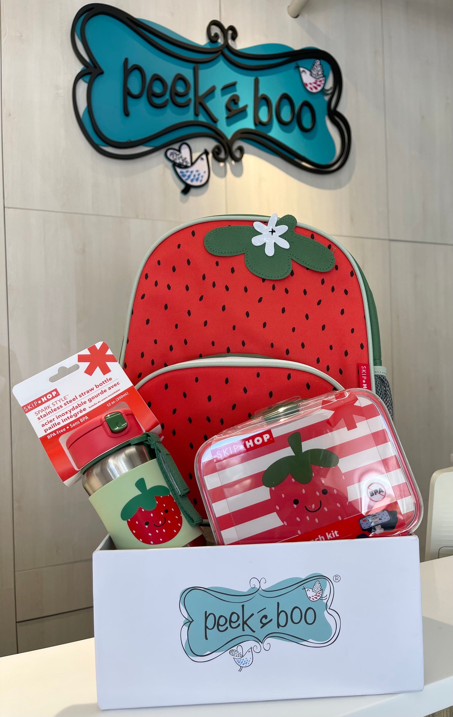 School Essential Gift Box - Strawberry