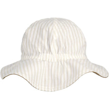 Load image into Gallery viewer, Amelia Reversible Sun Hat - Stripes Crisp White
