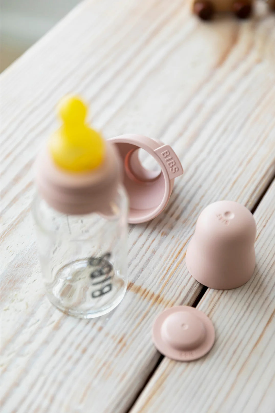 Baby Glass Bottle Complete Set 110ml - Blush