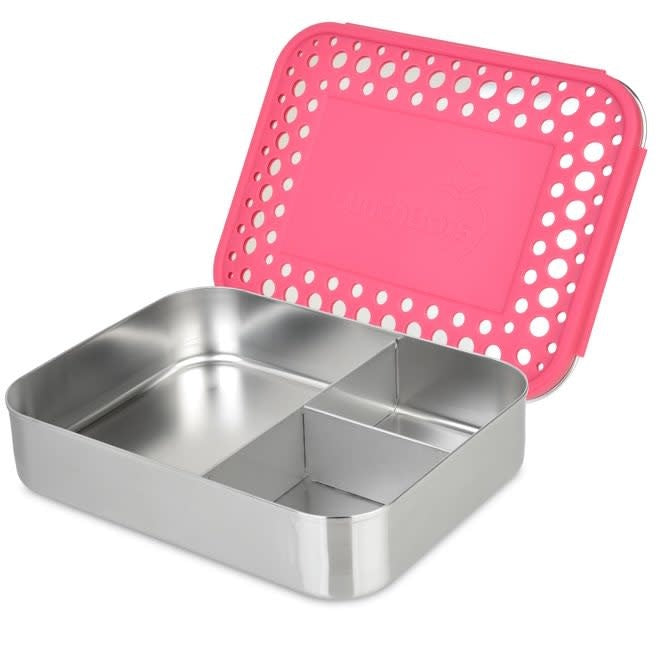 Large Trio Bento Box - Pink Dots