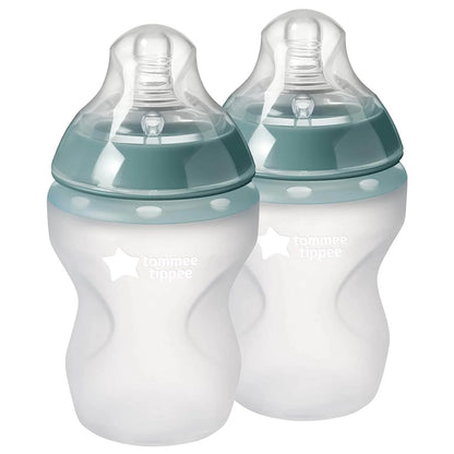 Closer To Nature Silicone Baby Bottle TWO PACK - 260ML