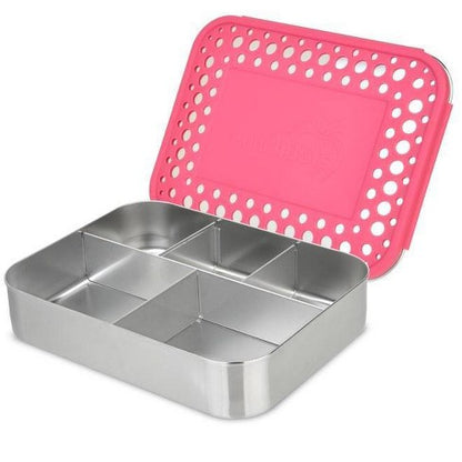 Large Cinco Bento Box - Pink Dots