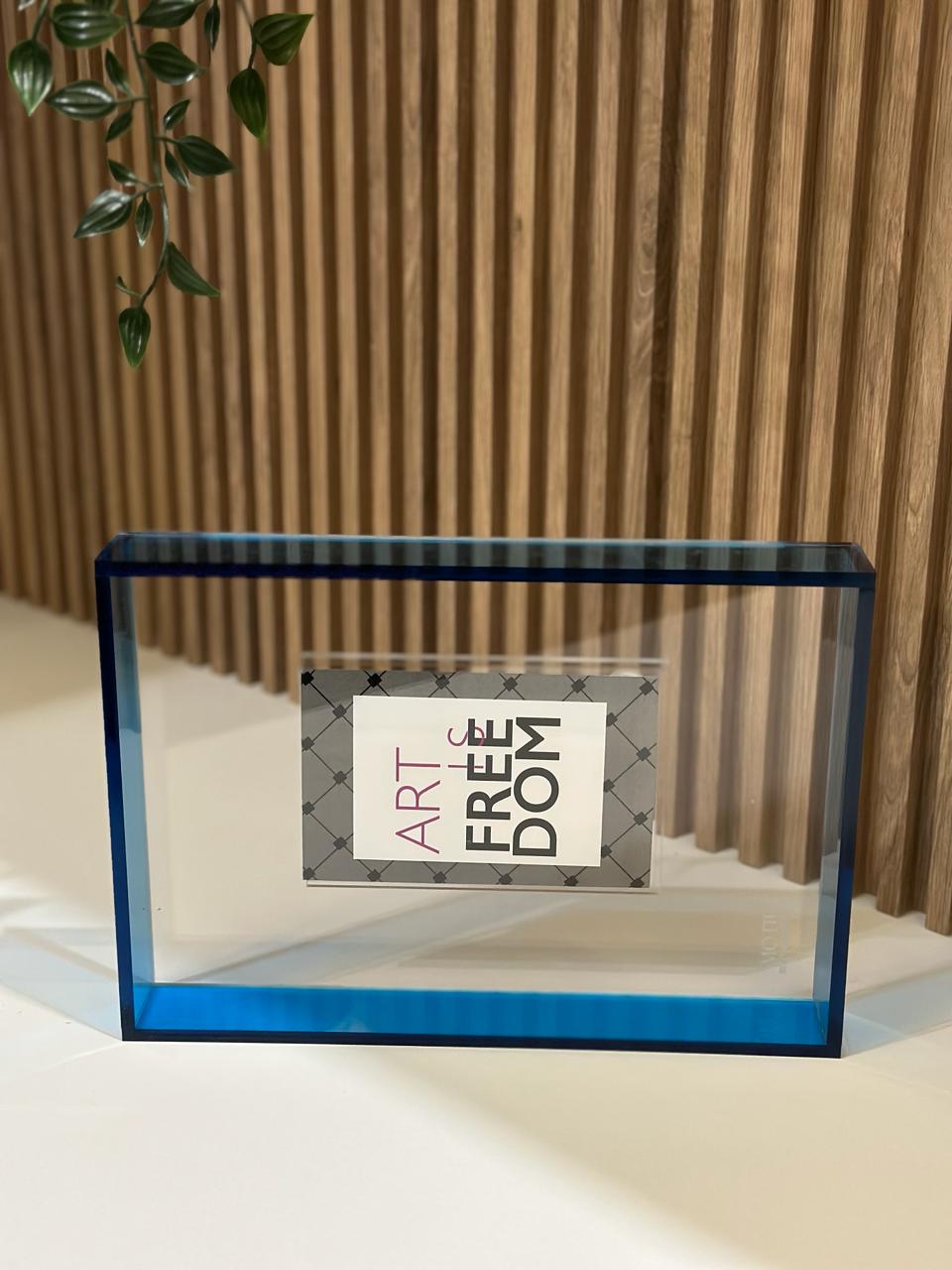 Acrylic Frame Small - Blue