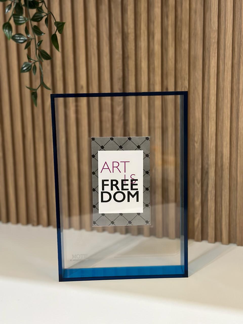 Acrylic Frame Small - Blue