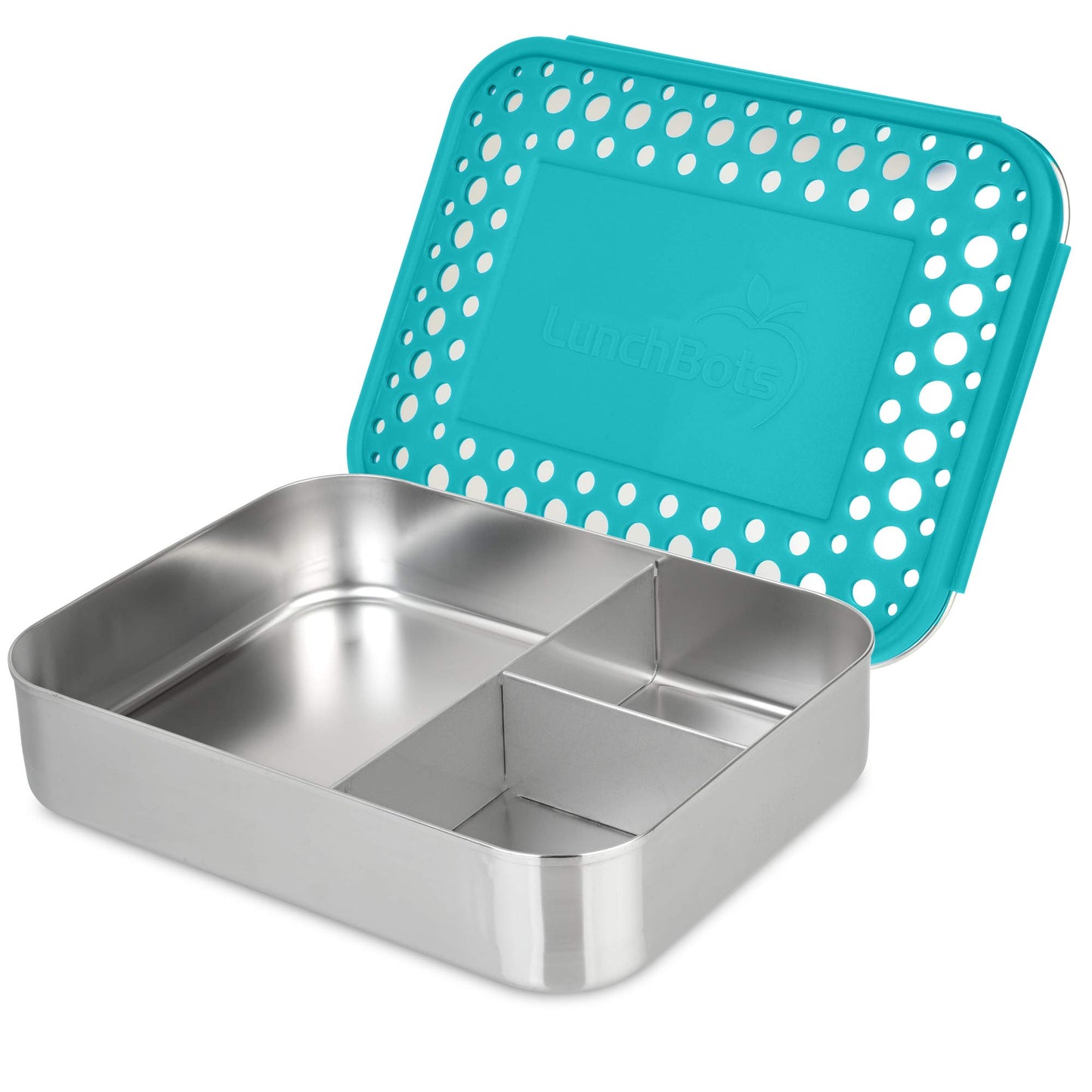 Large Trio Bento Box - Aqua Dots