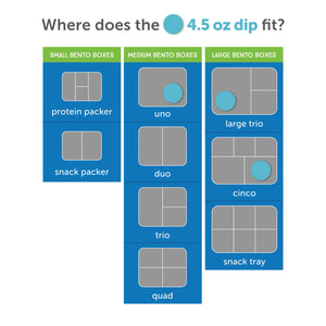 Dips 4.5 oz - Set of Two Aqua