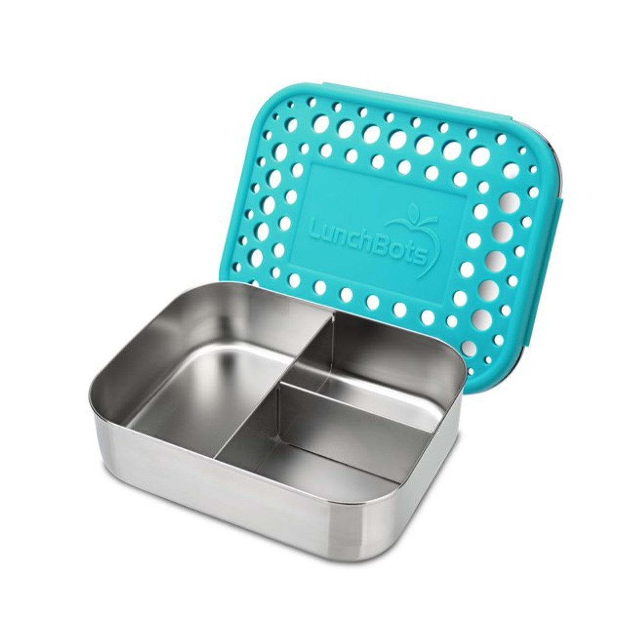 Medium Trio Bento Box - Aqua Dots