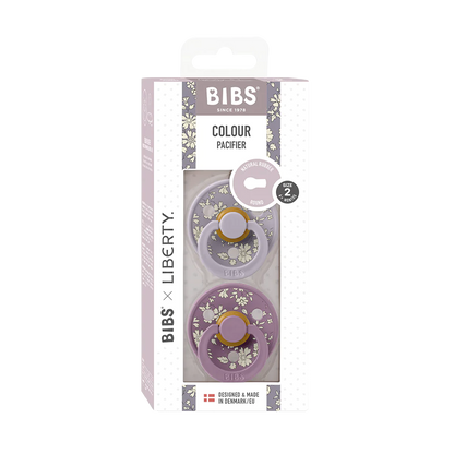 BIBS x LIBERTY Colour 2 Pack Capel - Size 1 - Fossil Grey Mix