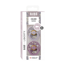 Load image into Gallery viewer, BIBS x LIBERTY Colour 2 Pack Capel - Size 1 - Fossil Grey Mix
