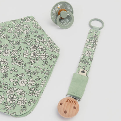 BIBS x LIBERTY Pacifier Clip - Capel Sage