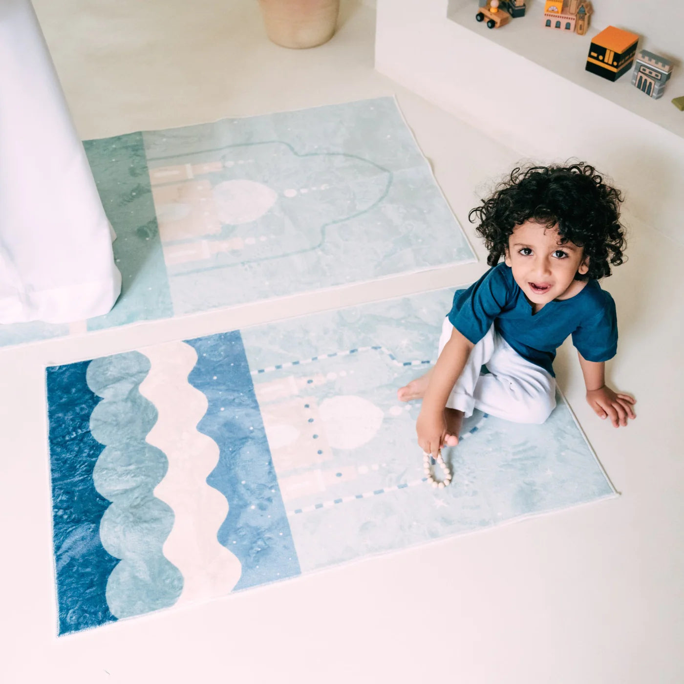 Kids Prayer Mat - Blue