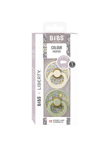BIBS x LIBERTY Colour 2 Pack Eloise - Size 1 - Sage Mix