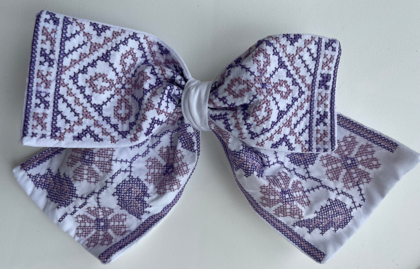 Tatreez Bow - Purple