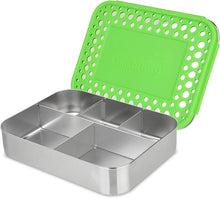 Load image into Gallery viewer, Large Cinco Bento Box - Green Dots
