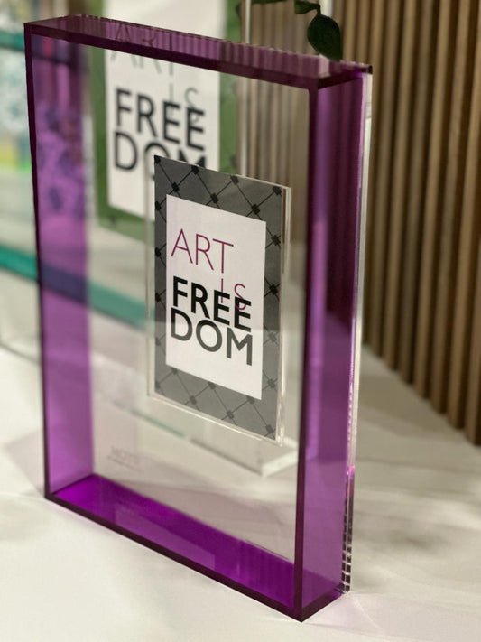 Acrylic Frame - Purple