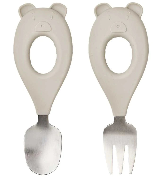 Stanley Baby Cutlery Set Mr Bear - Sandy