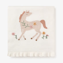 Load image into Gallery viewer, Pony Meadow Knit Blanket
