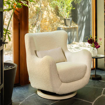 Pre-Order Solstice Swivel Glider in Boucle