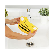 Load image into Gallery viewer, Zoo Fold &amp; Go Silicone Bib - Bee
