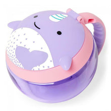 Load image into Gallery viewer, Zoo Snack Cup Narwhal
