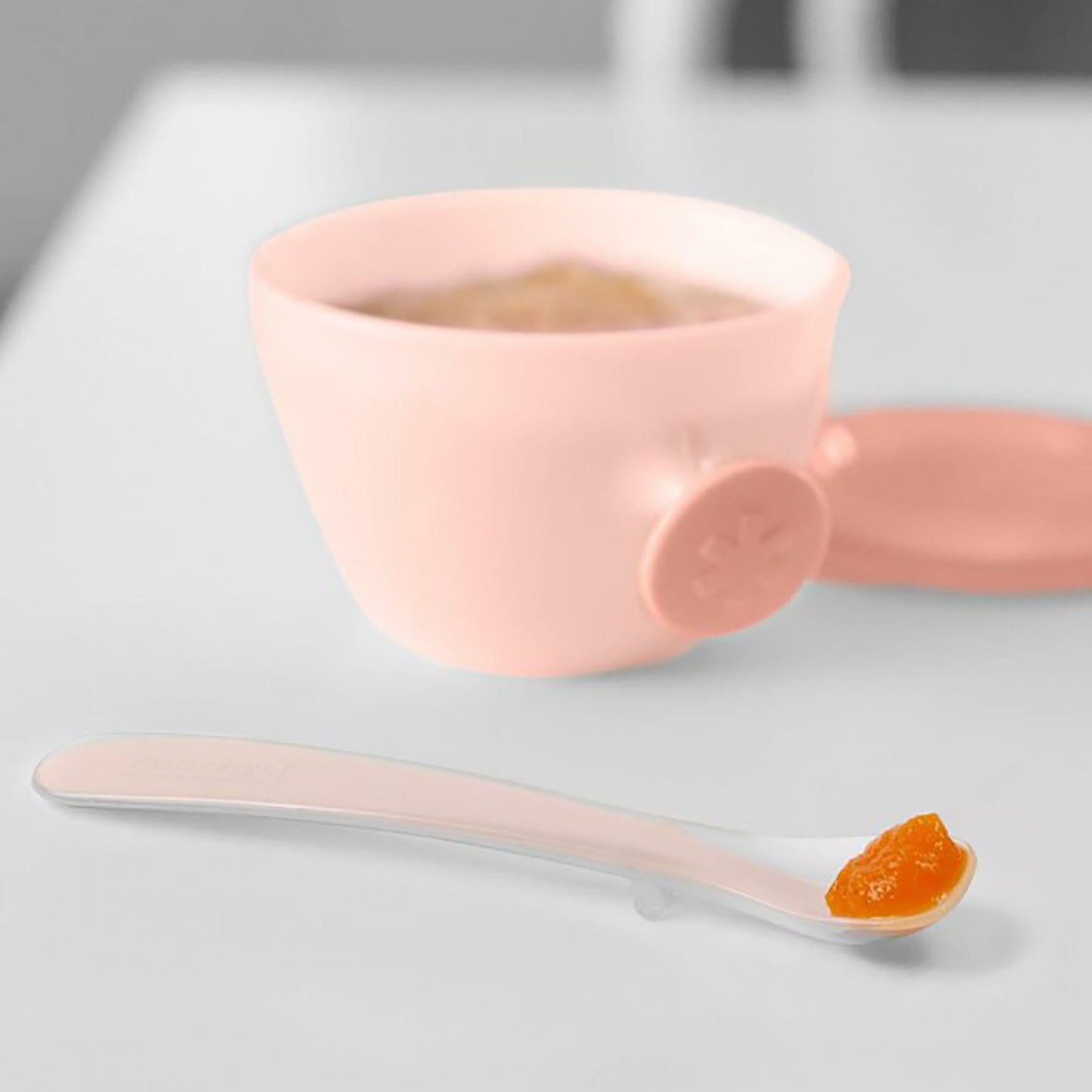 Easy-Feed Spoons-Grey/Soft Coral