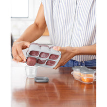 Load image into Gallery viewer, Easy-Fill Freezer Trays-Grey/Coral
