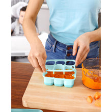 Load image into Gallery viewer, Easy-Fill Freezer Trays-Grey/Teal
