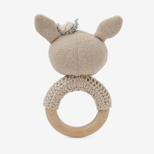 Load image into Gallery viewer, Fawn Wooden Baby Rattle
