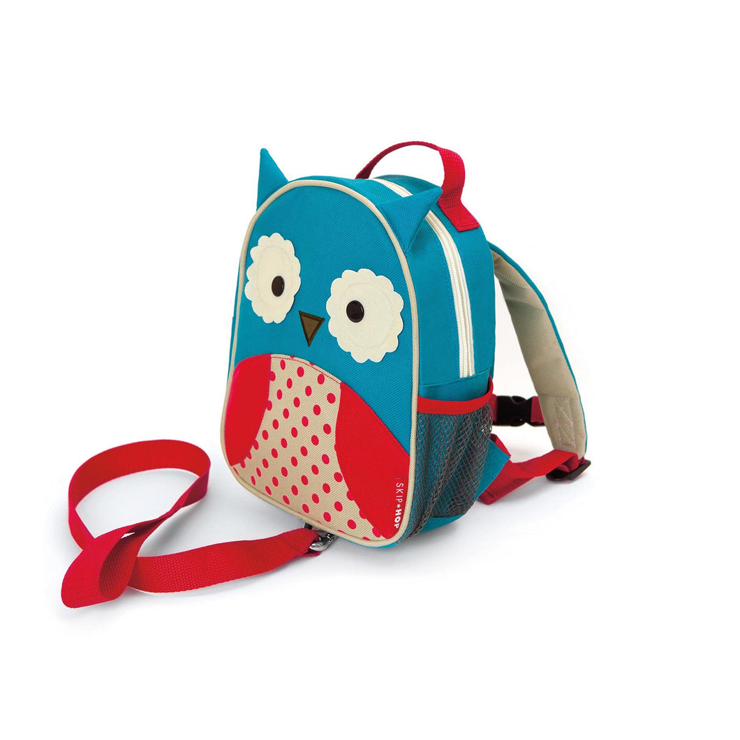 Mini Backpack With Safety Harness - Owl