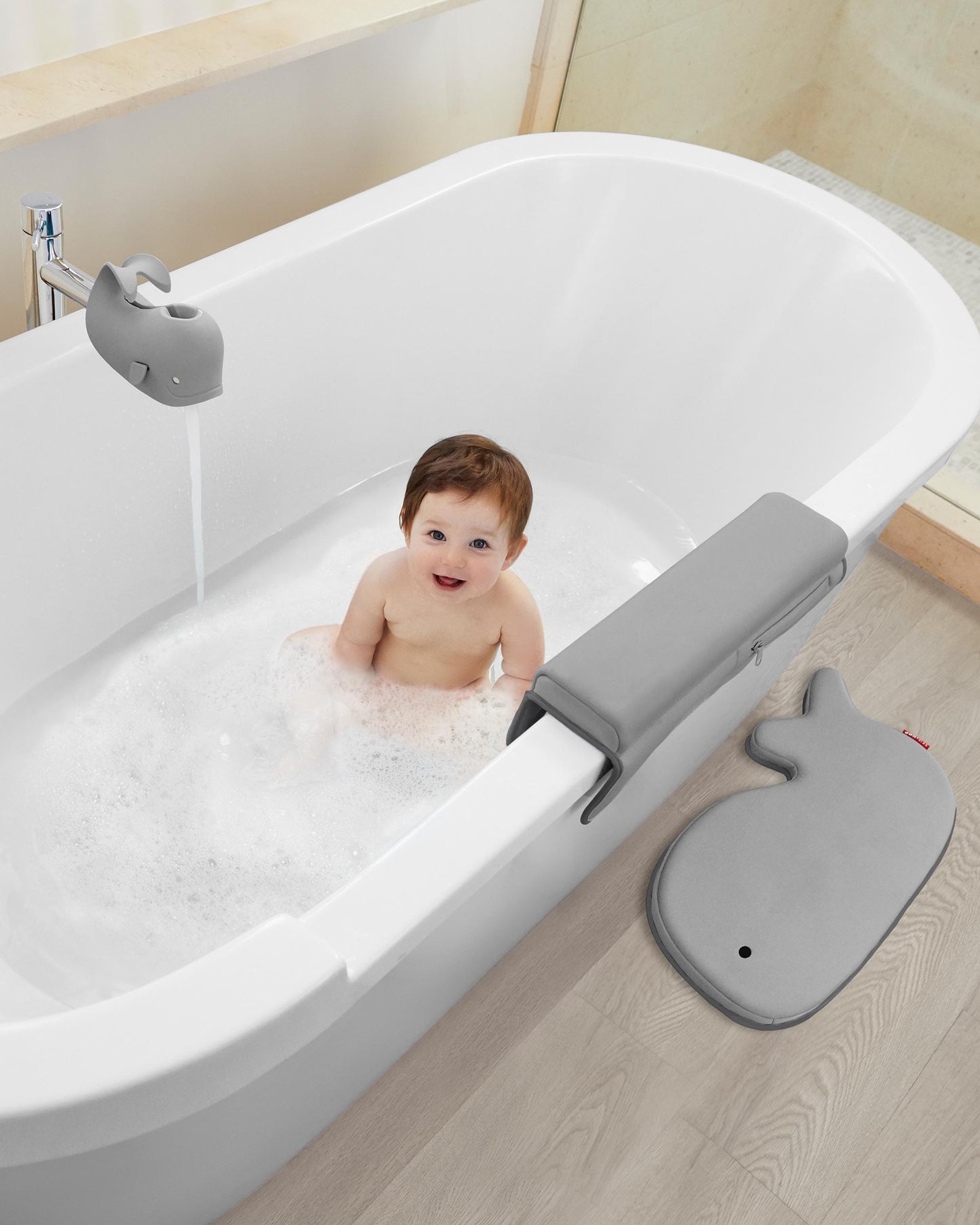 Moby Bathtime Essentials Kit - Grey