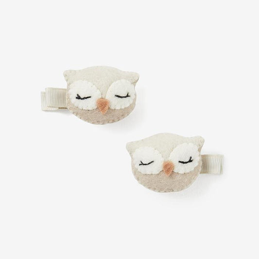 Owl Baby Barette Set