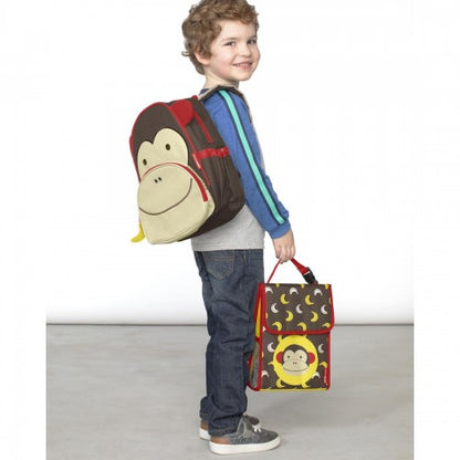 Zoo Insulated Kids Lunch Bag - Monkey