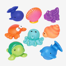 Load image into Gallery viewer, Sea Party Squirtie Baby Bath Toys
